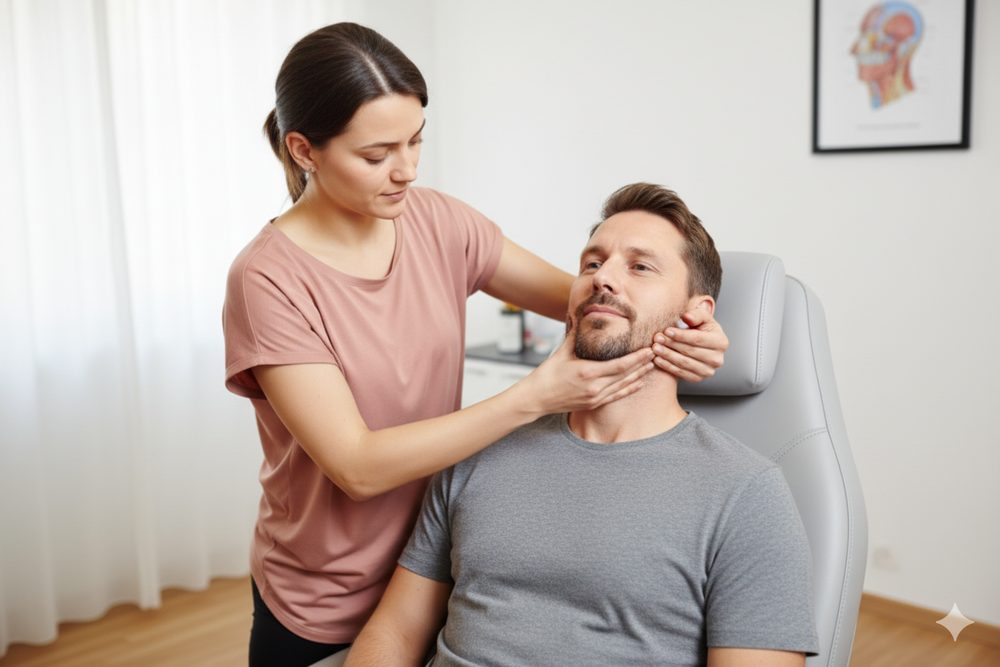 Kiefertherapie bei CMD in der Physiotherapie Köln Ehrenfeld